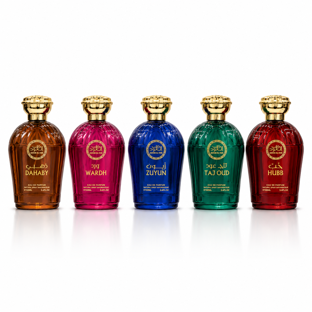 Zahab Al Oud Signature Collection – 5 Premium Perfumes