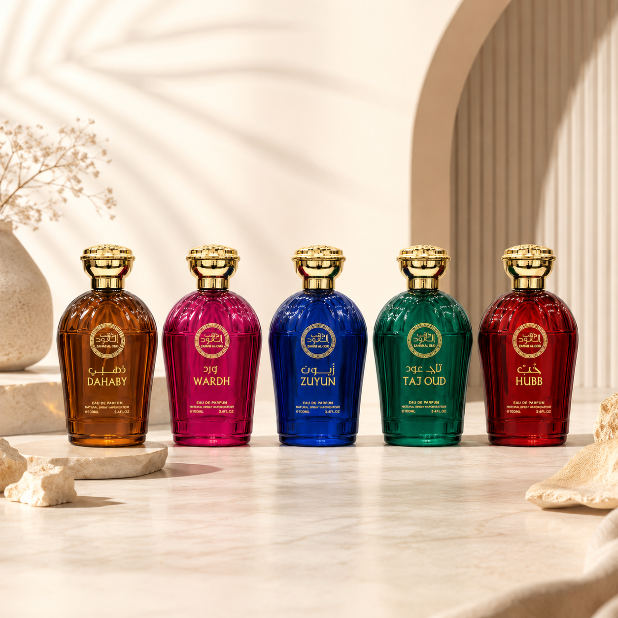 Zahab Al Oud Signature Collection – 5 Premium Perfumes