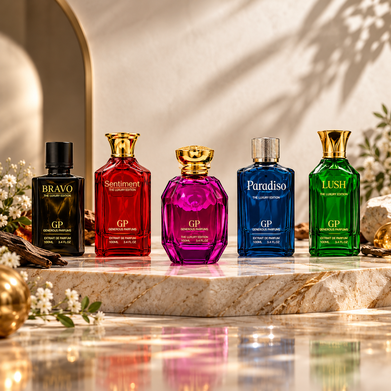 Georgio Paris Luxury Edition – 5-Piece Perfume Collection
