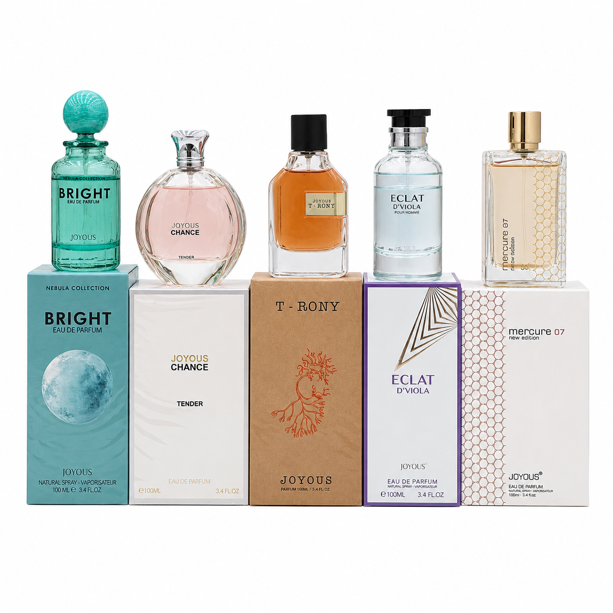 Joyous Luxury Perfume Collection – 5 Premium Fragrances