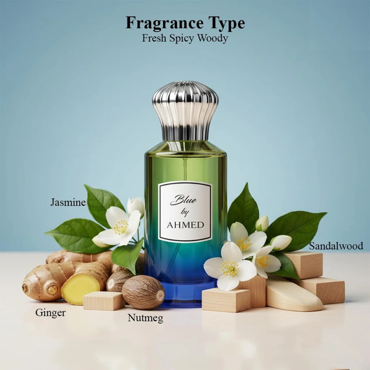Ahmed Al Maghribi Blue EDP 100ML