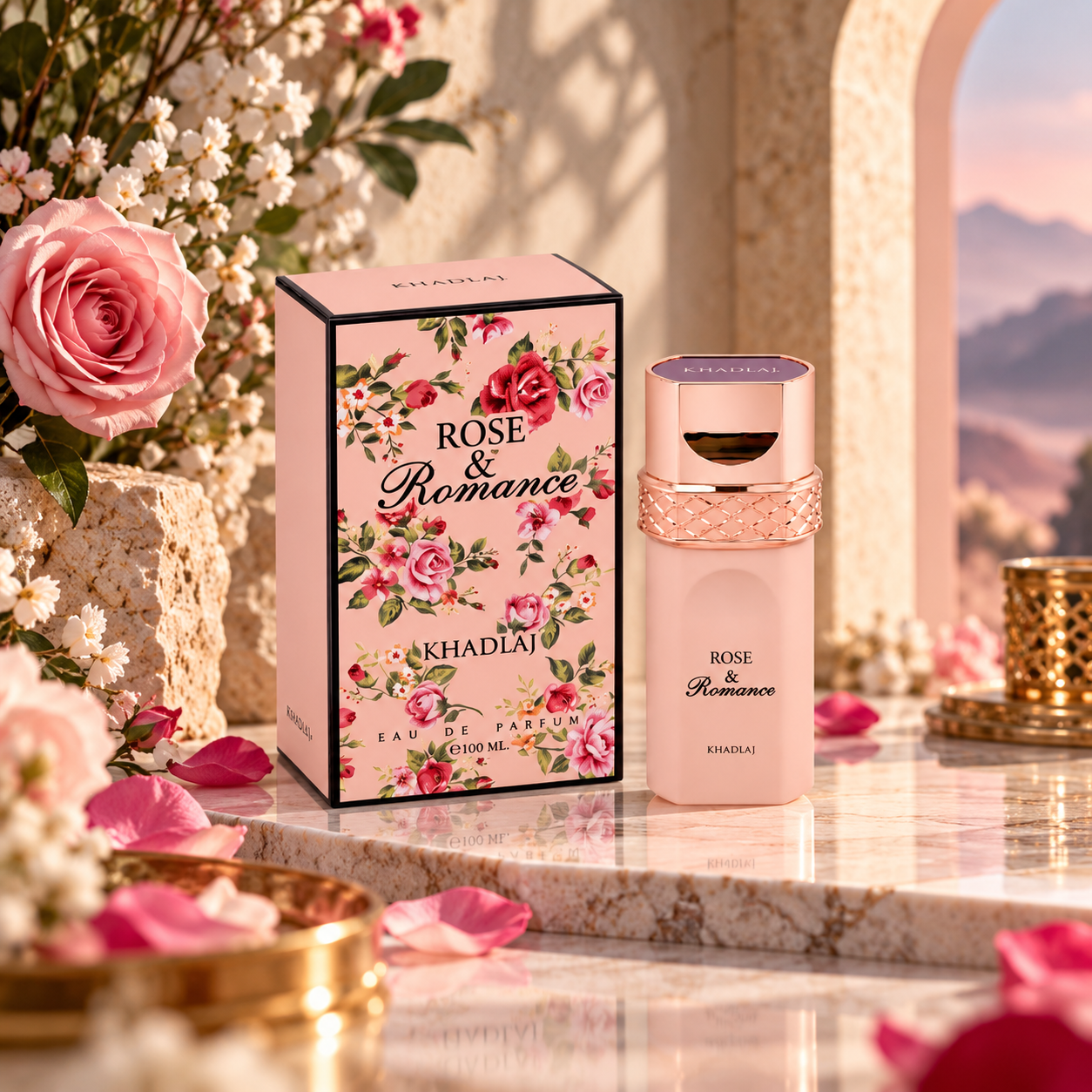 Khadlaj Rose and Romance – Eau de Parfum 100ml