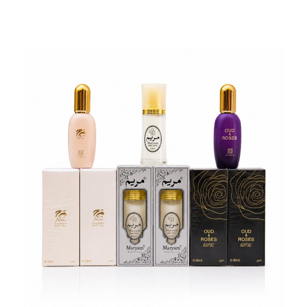 Luxury Body Care Collection – 6 Premium Fragrance Essentials