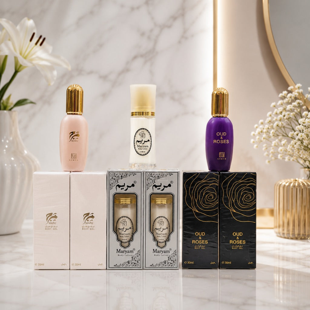 Luxury Body Care Collection – 6 Premium Fragrance Essentials