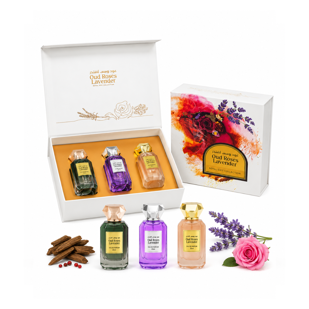 Oud Roses Lavender Royal Gift Collection