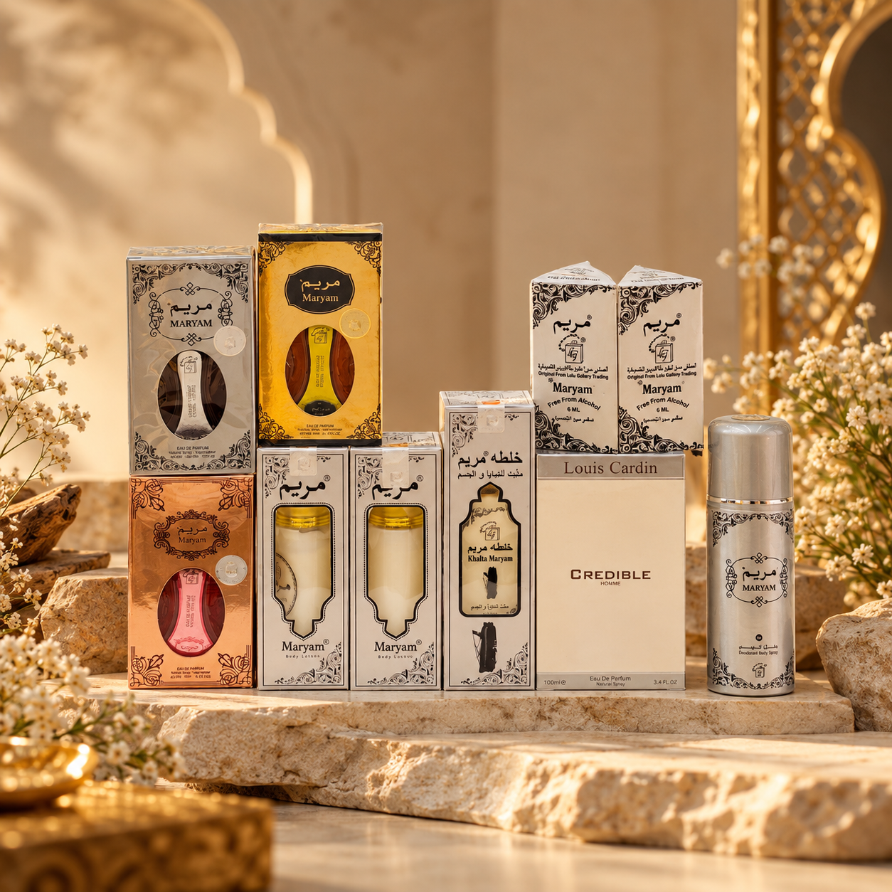 Maryam Luxury Fragrance Collection – Complete Perfume & Body Care Gift Set