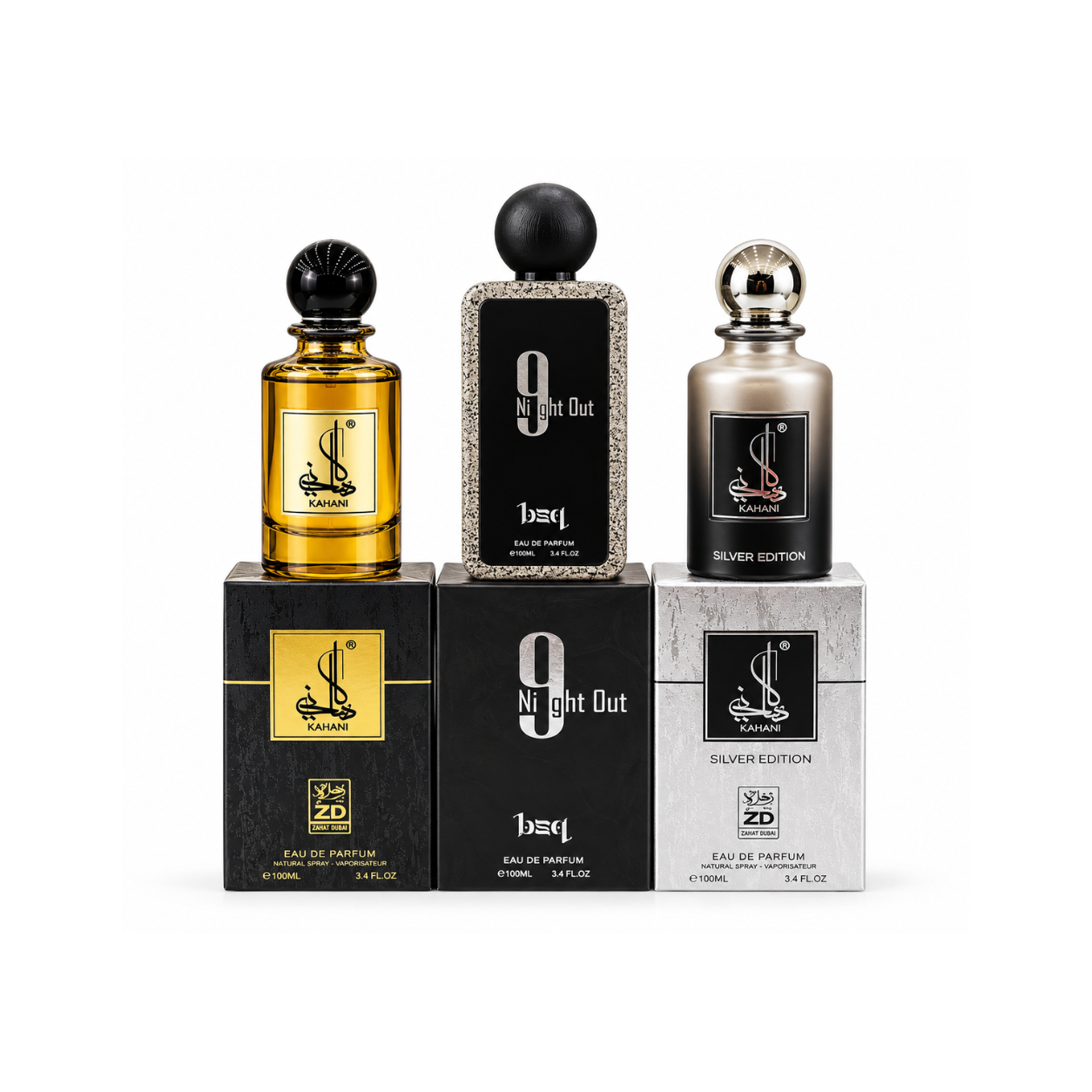 Kahani & Night Out Luxury Collection – 3 Premium Perfumes